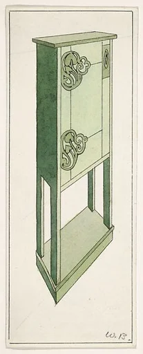 Green Cupboard for The Living Room and the Hall (Bradley House, "Ladies' Home Journal," XIX, March 1902)