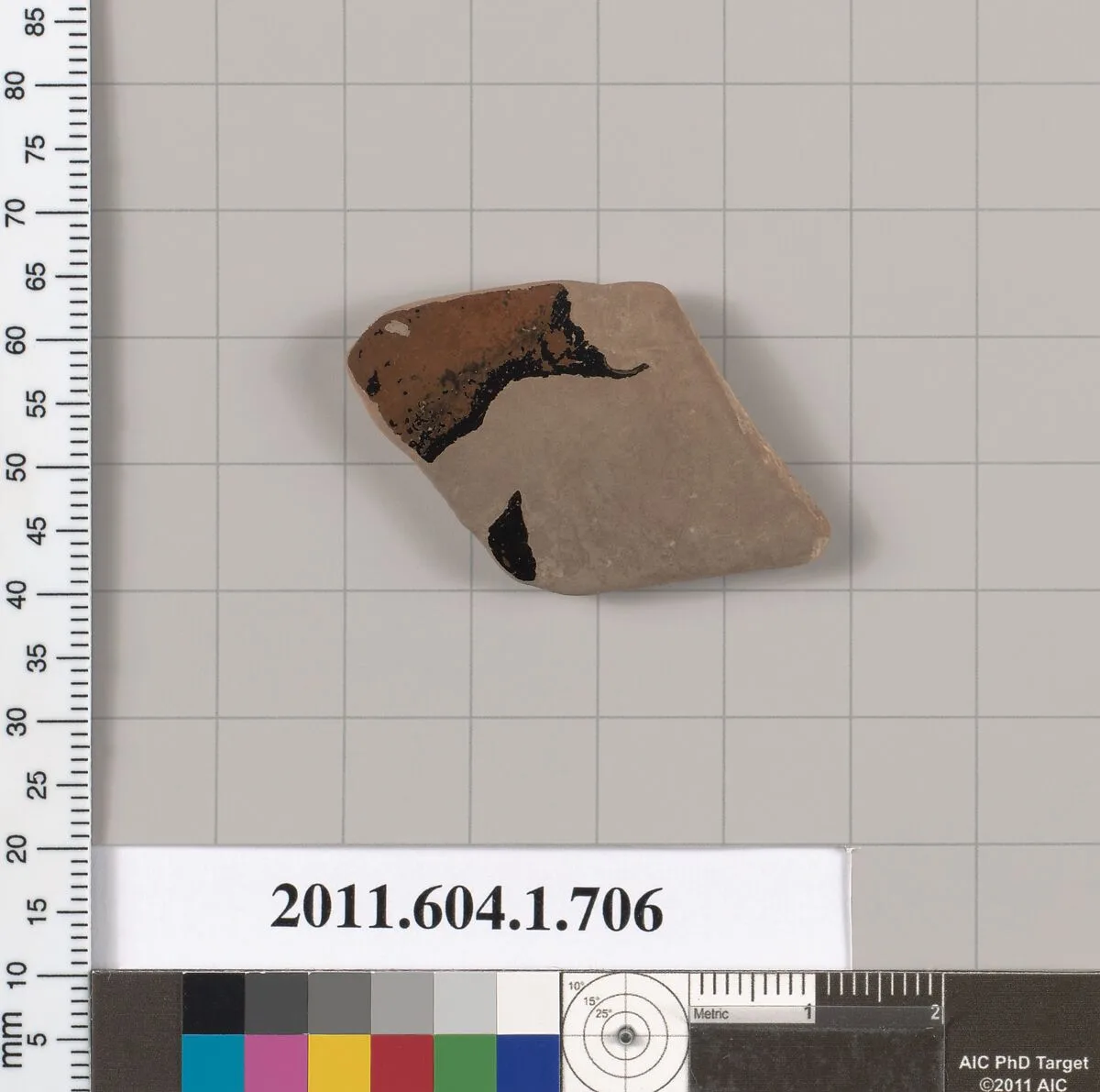 Terracotta fragment of a kylix (drinking cup) — Unknown
