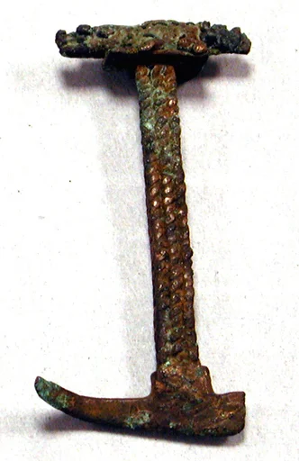 Copper Tumi with Alligator Figure