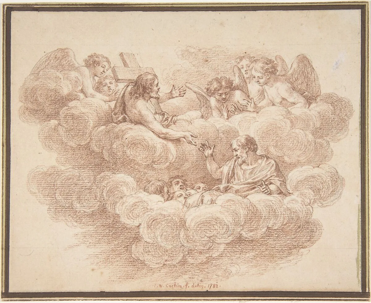 The Risen Christ Appearing to Souls in Purgatory — Charles Nicolas Cochin II
