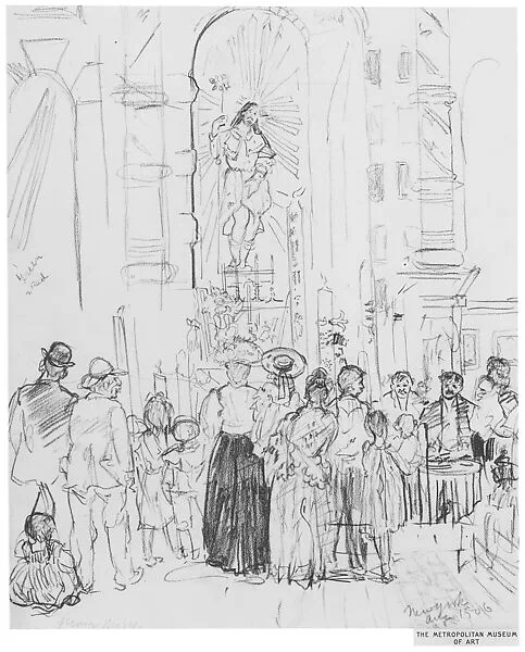 Street Shrine, New York — Jerome Myers