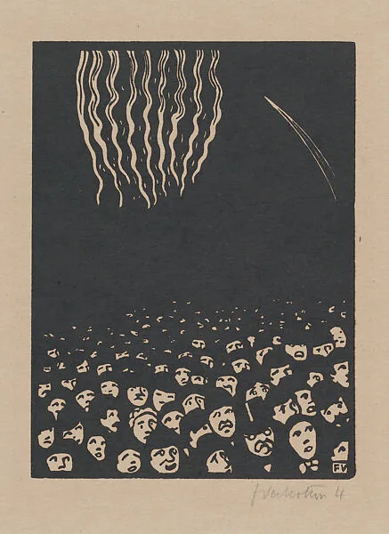 The World's Fair VI: Fireworks — Félix Vallotton