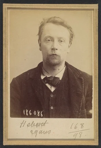 Hébert. Georges, Henri. 27 (ou 29) ans, né à Bayeux (Calvados). Menuisier. Anarchiste. 23/4/92.