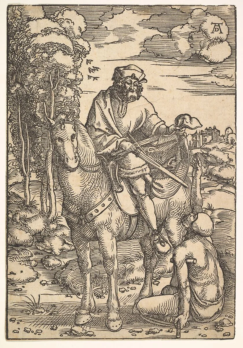 Saint Martin on Horseback — Hans Baldung (called Hans Baldung Grien)