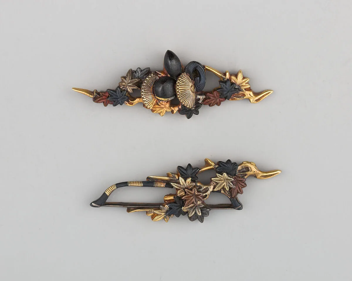 Pair of Sword-Grip Ornaments (Menuki) — Unknown