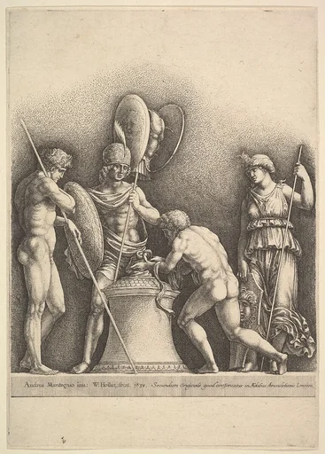 Four Classical Figures (pagan sacrifice)