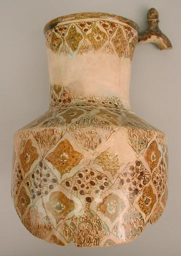 Fragmentary Ewer with Polychrome Luster Decoration