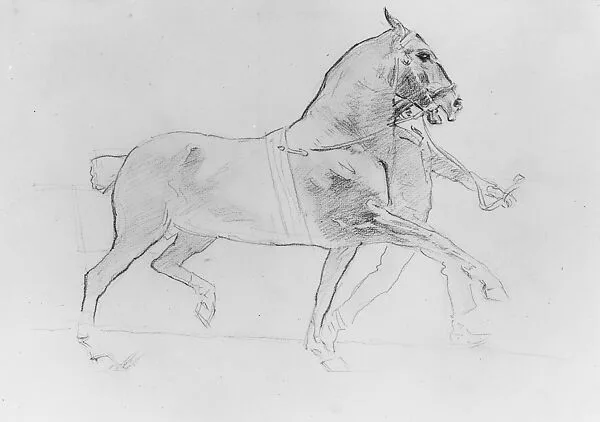 Man Leading Horse — John Singer Sargent