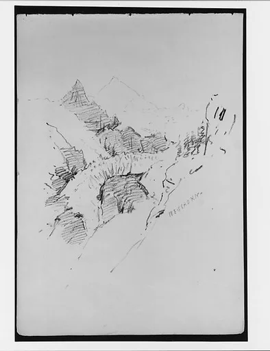 Weisshorn (from "Splendid Mountain Watercolours" Sketchbook)
