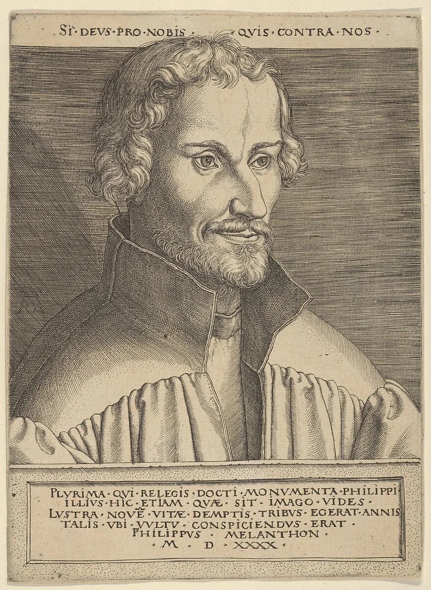 Philip Melanchthon — Heinrich Aldegrever|Lucas Cranach the Elder