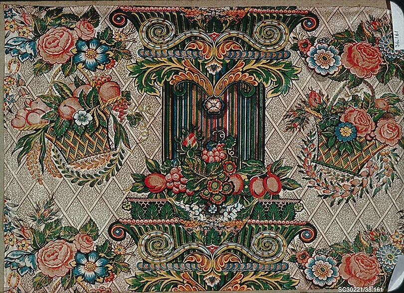 Pillar print textile — Unknown
