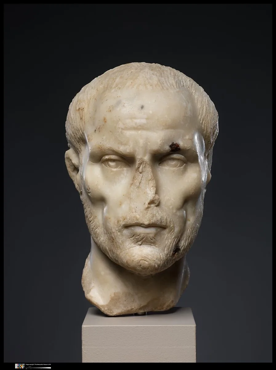 Marble portrait of a man — Unknown