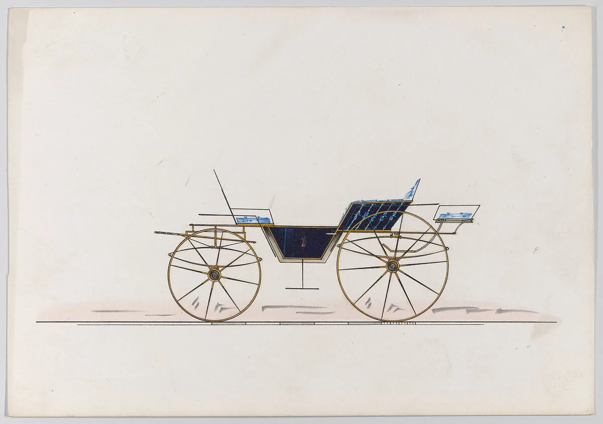 Design for Vis-à-vis Phaeton (unnumbered) — Brewster & Co.