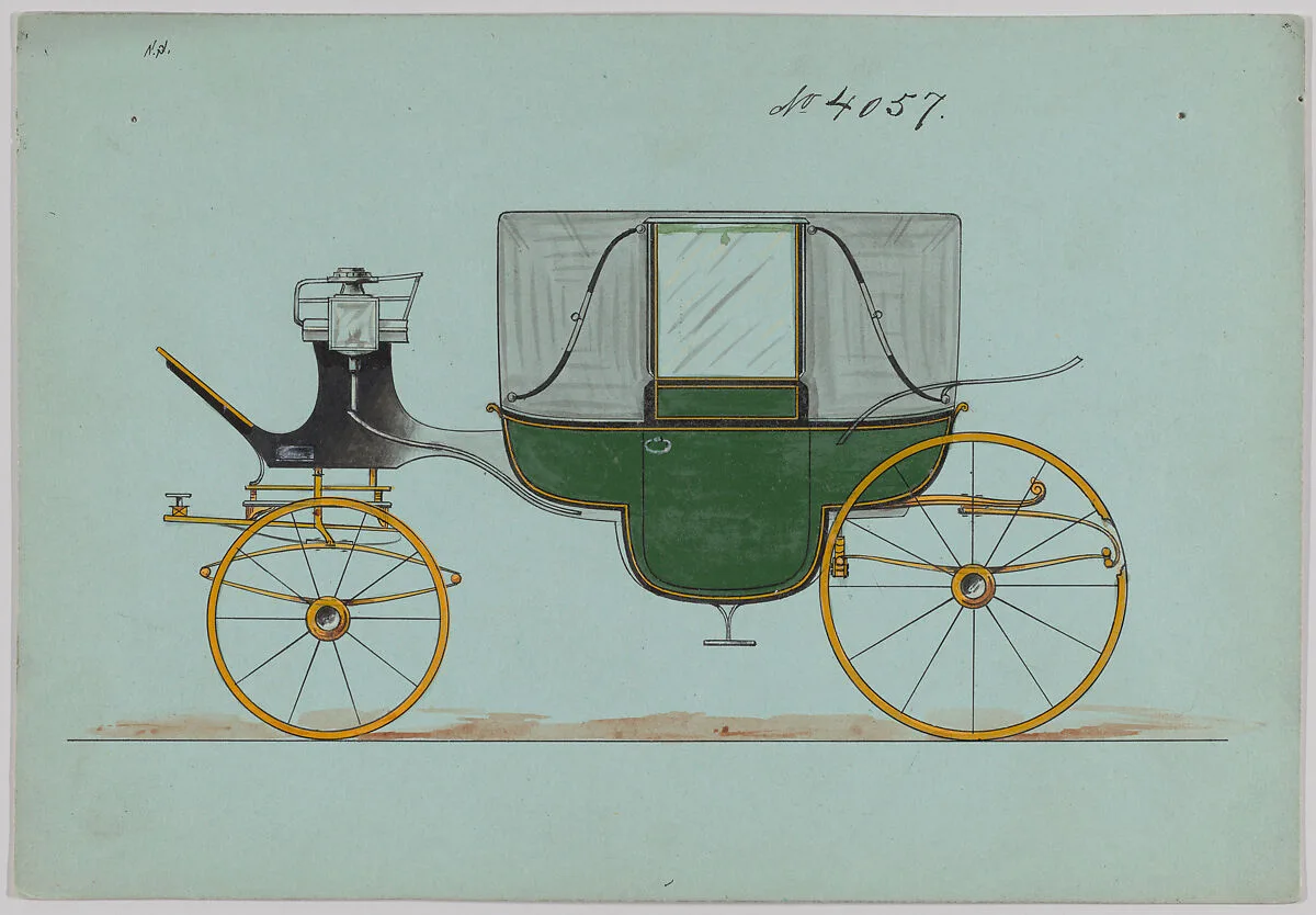 Design for Landau, No. 4057 — Brewster & Co.|Herman Stahmer