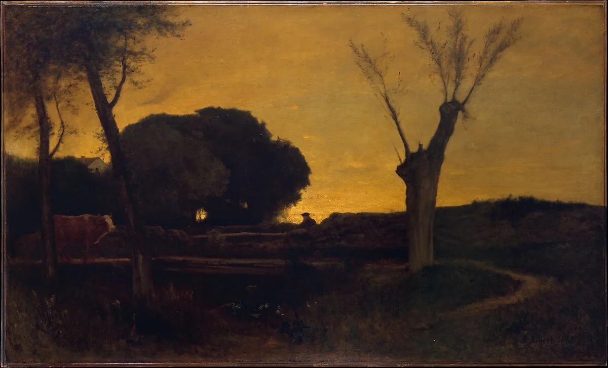 Evening at Medfield, Massachusetts — George Inness