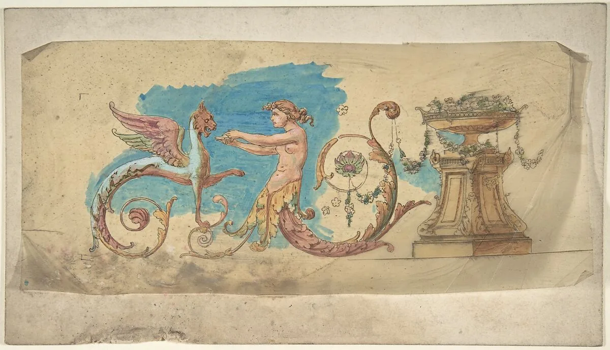 Grotesque Frieze — Anonymous, British, 19th century