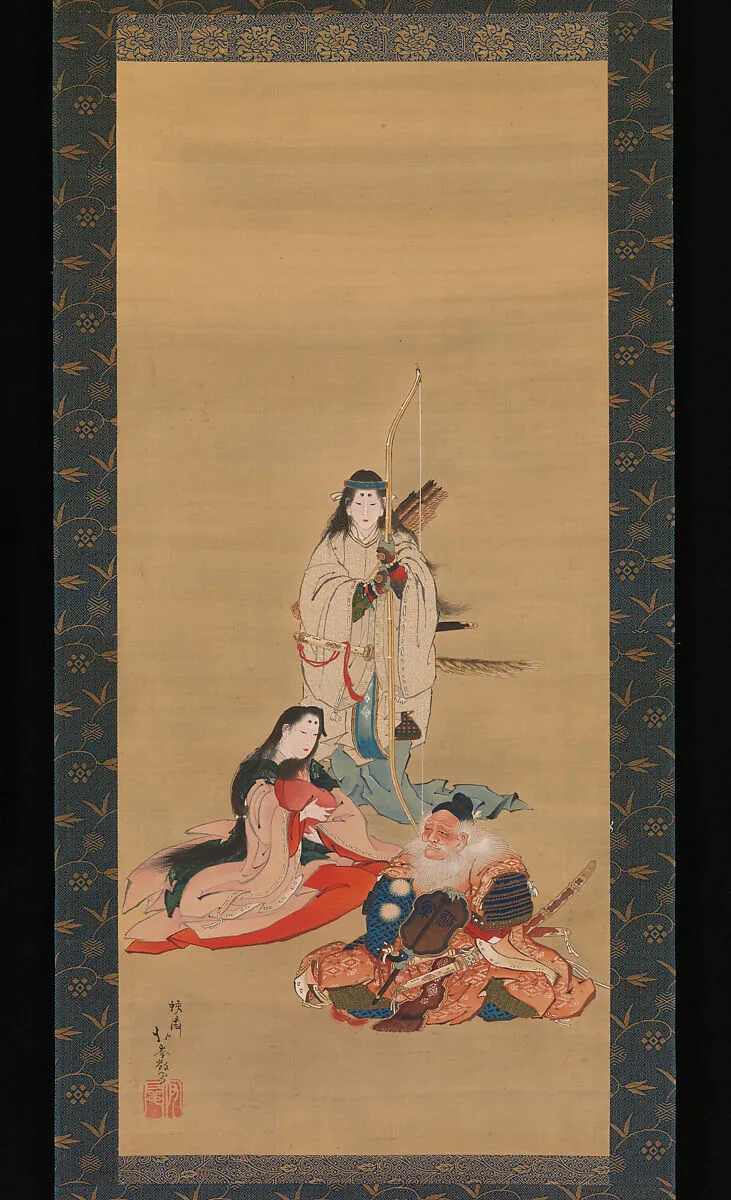 神功皇后図|The Legendary Empress Jingū — Kōsai Hokushin 蛟斎北岑