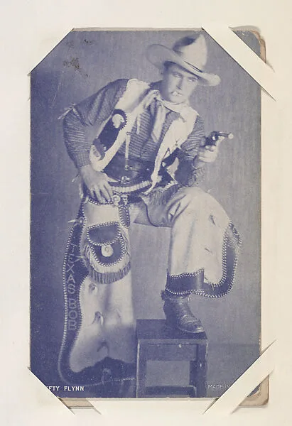 Lefty Flynn from Western Stars or Scenes Exhibit Cards series (W412) — Unknown