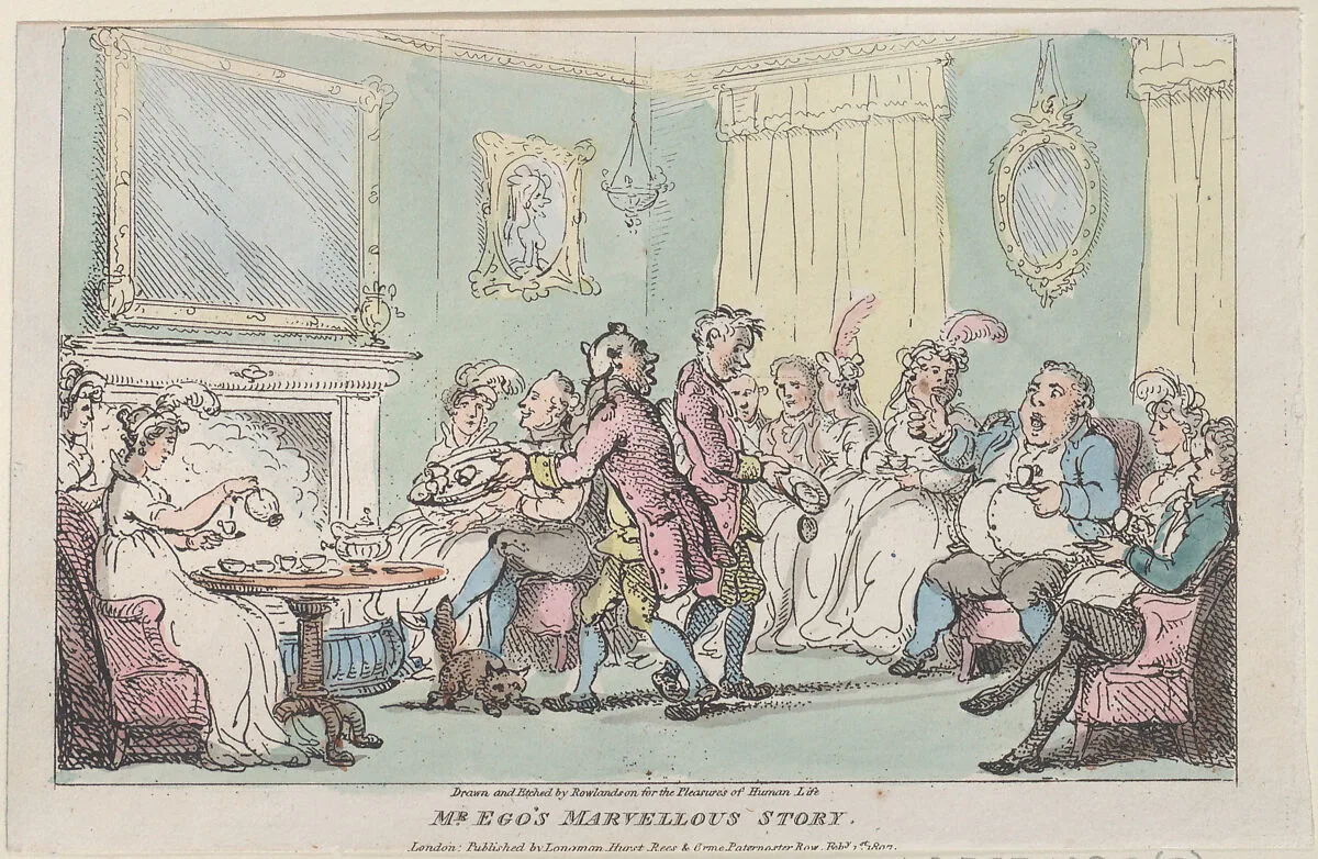 Mr. Ego's Marvellous Story — Thomas Rowlandson|John Britton|Longman, Hurst, Rees and Orme