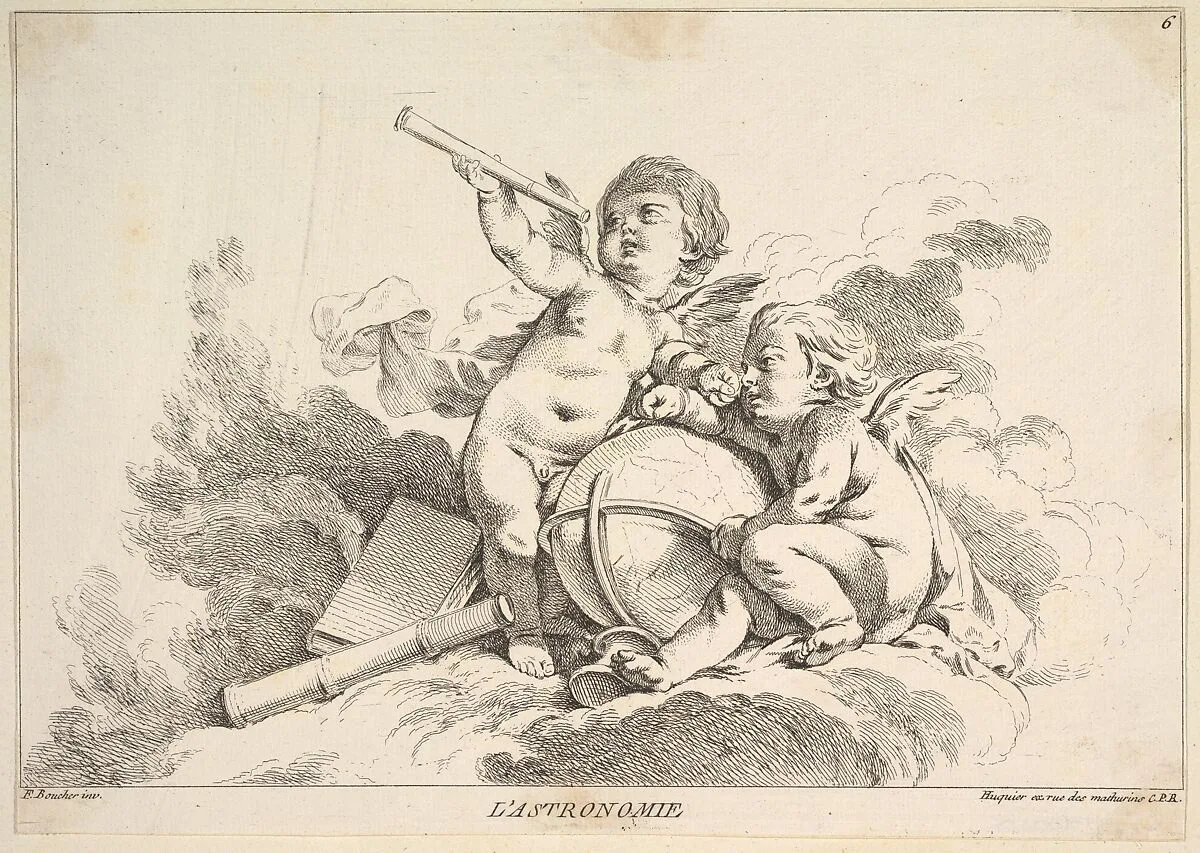 Astronomy — Louis Félix de La Rue|François Boucher