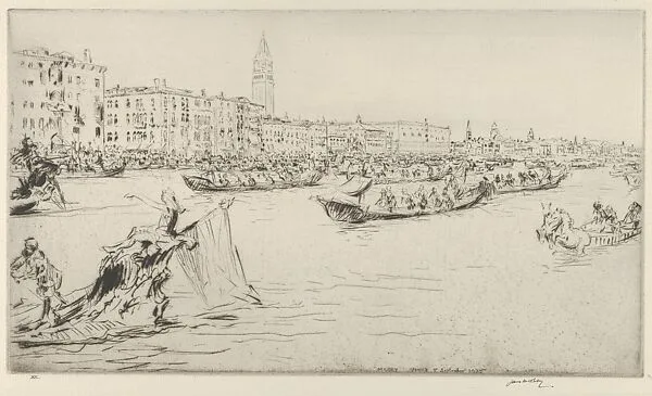 A Regatta on the Grand Canal — James McBey