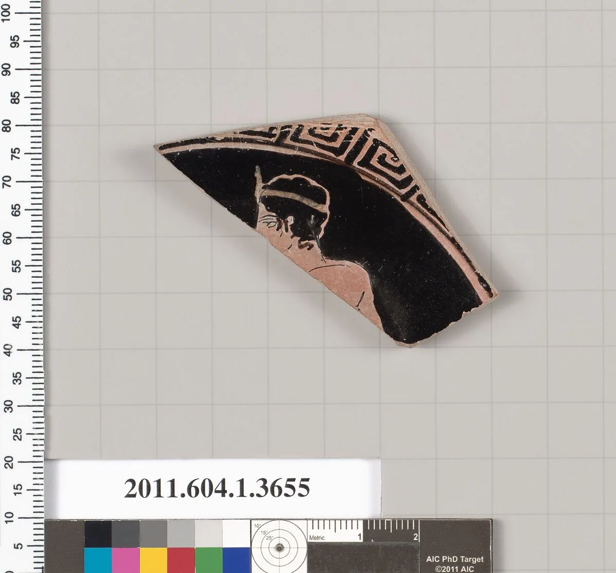 Terracotta fragment of a kylix (drinking cup) — Unknown