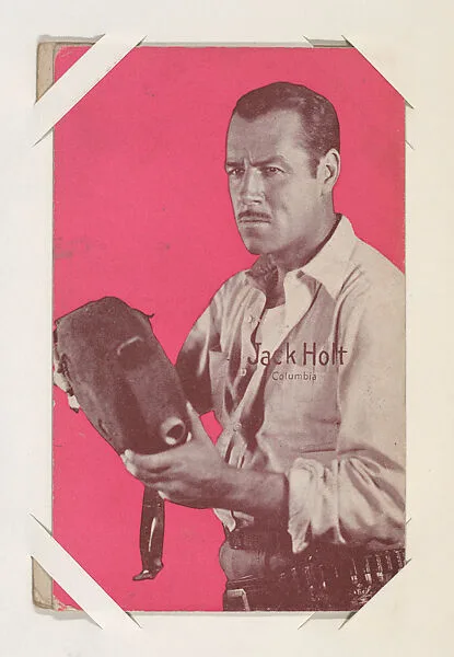Jack Holt from Western Stars or Scenes Exhibit Cards series (W412) — Unknown