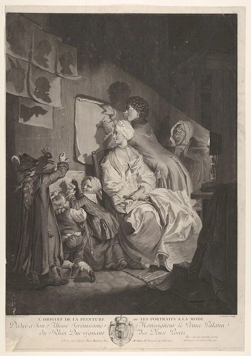 Origin of Painting — Jean Ouvrier|Johann Eleazar Zeissig, called Schenau