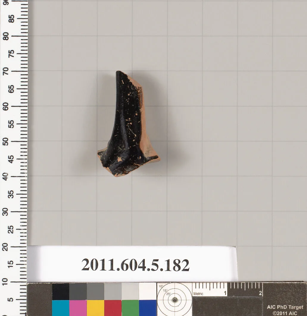 Terracotta fragment of a kylix (drinking cup) — Unknown