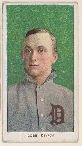 Cobb, Detroit, American League, from the White Border series (T206) for the American Tobacco Company