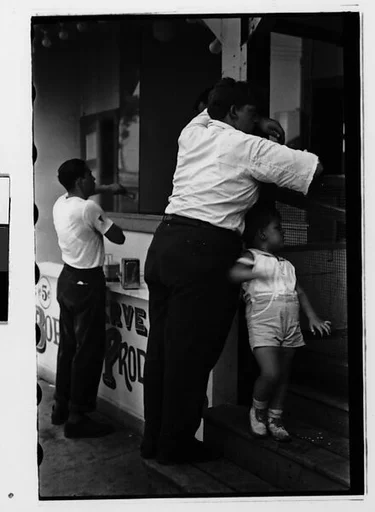 [Two 35mm Film Frames: Amusement Park]