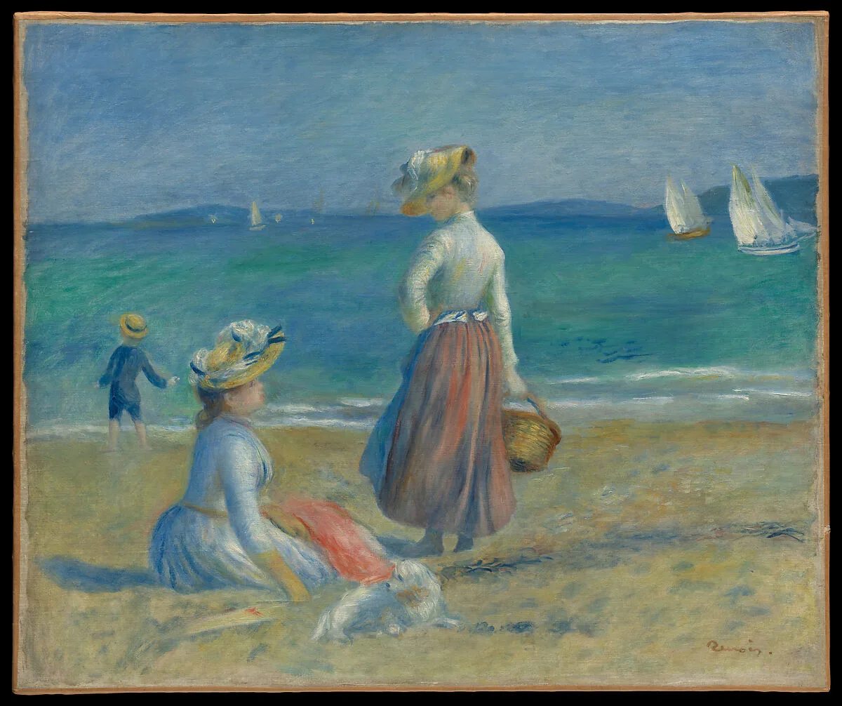 Figures on the Beach — Auguste Renoir
