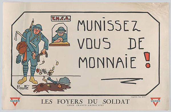 Munissez vous de monnaie! — Rouffé|Coquemer Imprimerie, Paris|Union Franco-Américaine