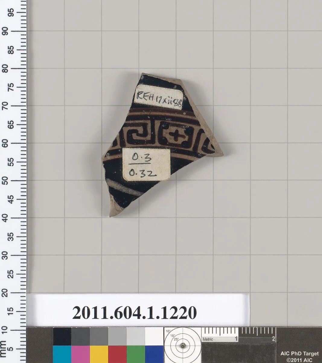Terracotta fragment of a kylix (drinking cup) — Unknown