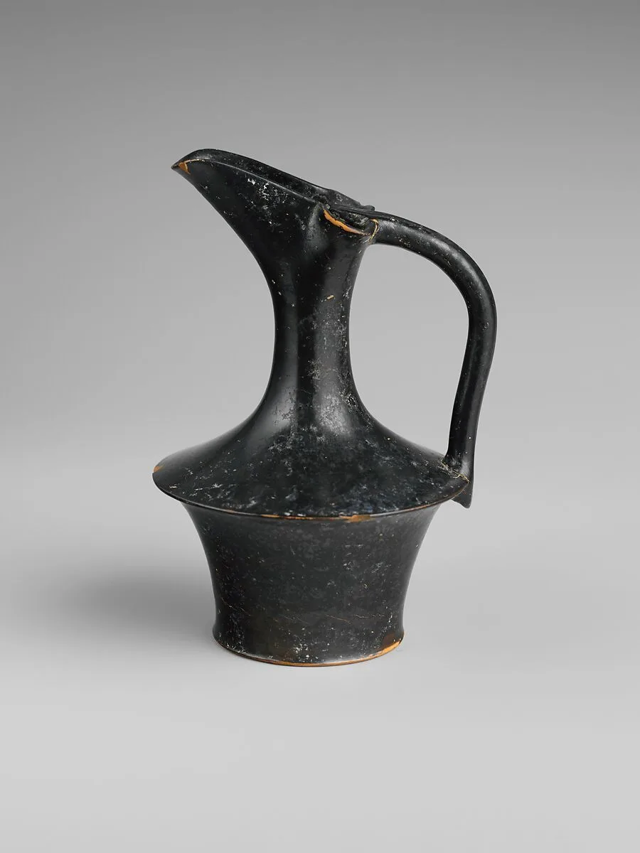 Terracotta oinochoe (jug) — Unknown