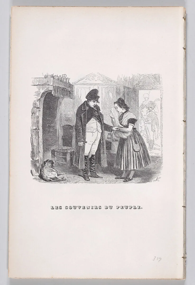 "Memories of the People" from The Complete Works of Béranger — Fournier & Perrotin|Pierre Jean de Béranger|J. J. Grandville|Lacoste, Paris