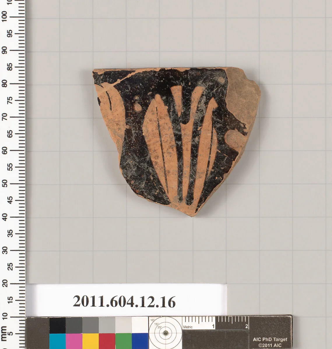 Terracotta rim fragment of a skyphos (deep drinking cup) — Unknown