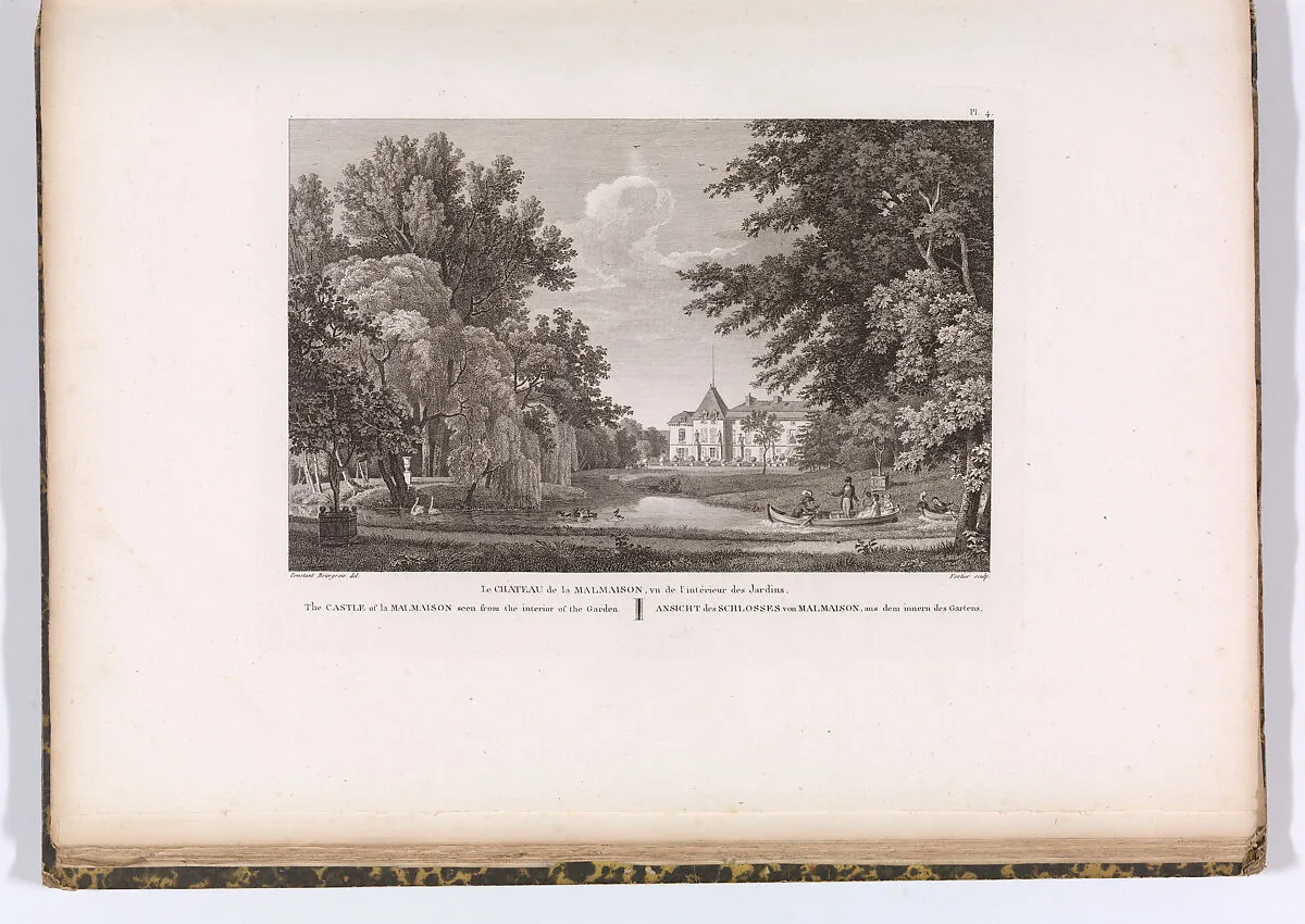 Description des Nouveaux Jardins de la France et ses Anciens Chateaux... — Alexandre de Laborde|Delalance|Constant Bourgeois|Louis Pierre Baltard|Claude François Fortier|Olympe Neveu|Perdoux|de Saulx|Anne Athenas|Emilie Athenas|Guyot|Wexelberg|Jouanne|Etienne Devilliers|Lorieux|F. Gambel|F. E. Demonchy|Baugean|Lameau|Niquet|LeGrand|Jean Pillement|Schroeder|Charles-Joseph-Barthélemi Giraud|Ad. Friedrich Geissler, the Younger|D. La Porte|Felipe Cardano|Gossard|Abraham Pietersz Hulk