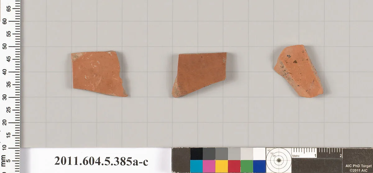 Terracotta fragments of kylikes (drinking cups) — Unknown