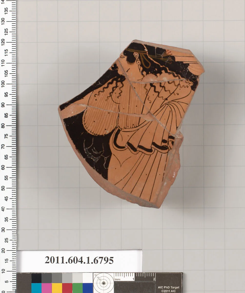 Terracotta fragment of a kylix (drinking cup) — Unknown