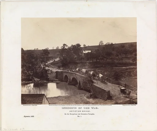 Antietam Bridge, On the Sharpsburgh and Boonsboro Turnpike, No. 3, September 1862