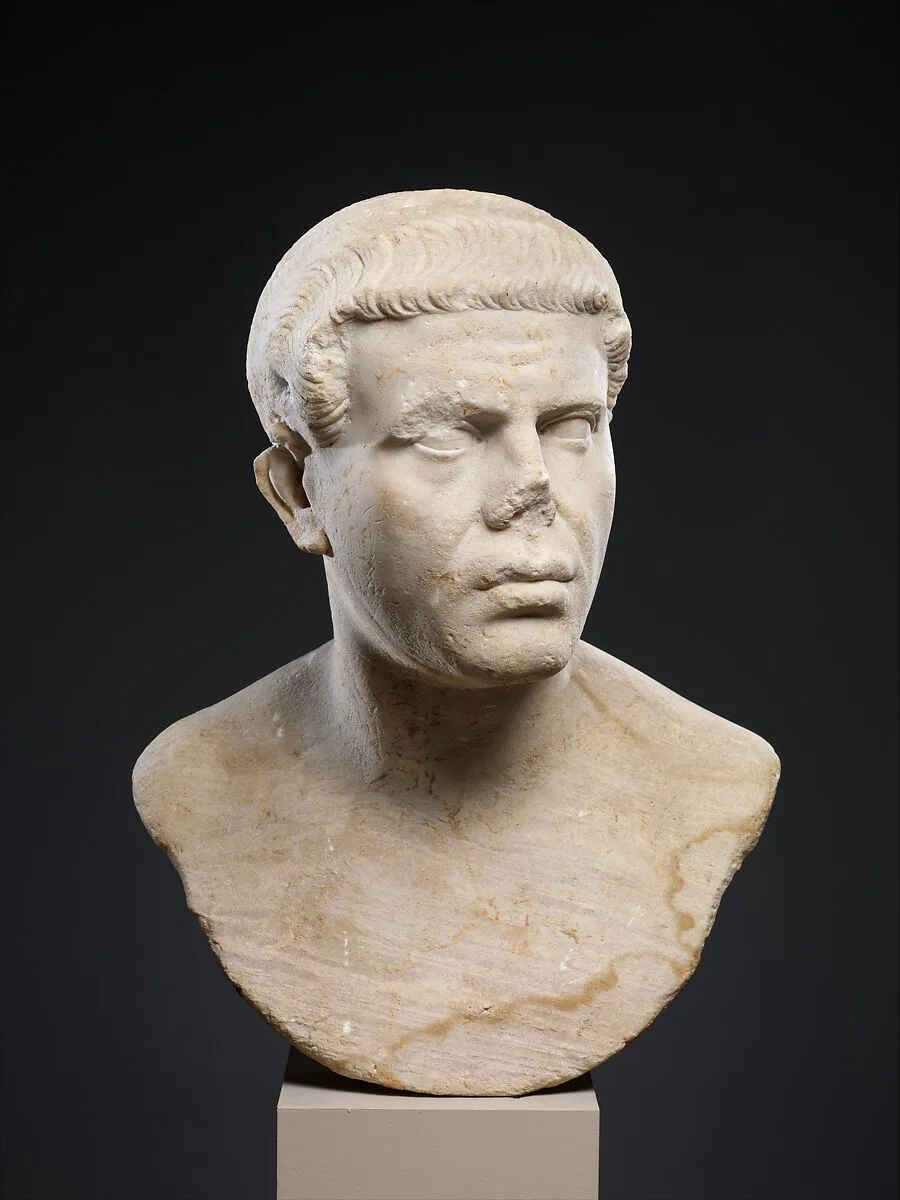 Marble portrait bust of a man — Unknown