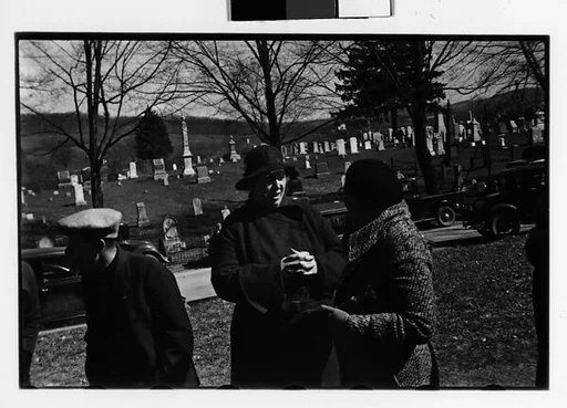 [Three 35mm Film Frames: Outdoor Country Auction]