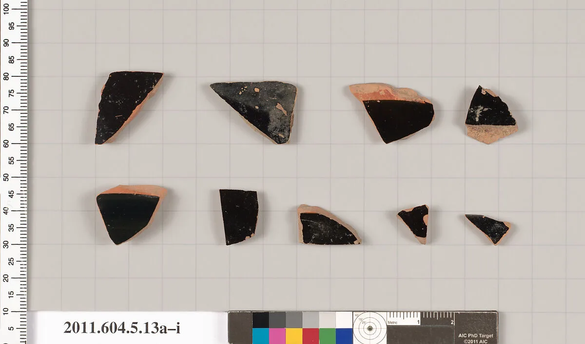 Terracotta fragments of kylikes (drinking cups) — Unknown