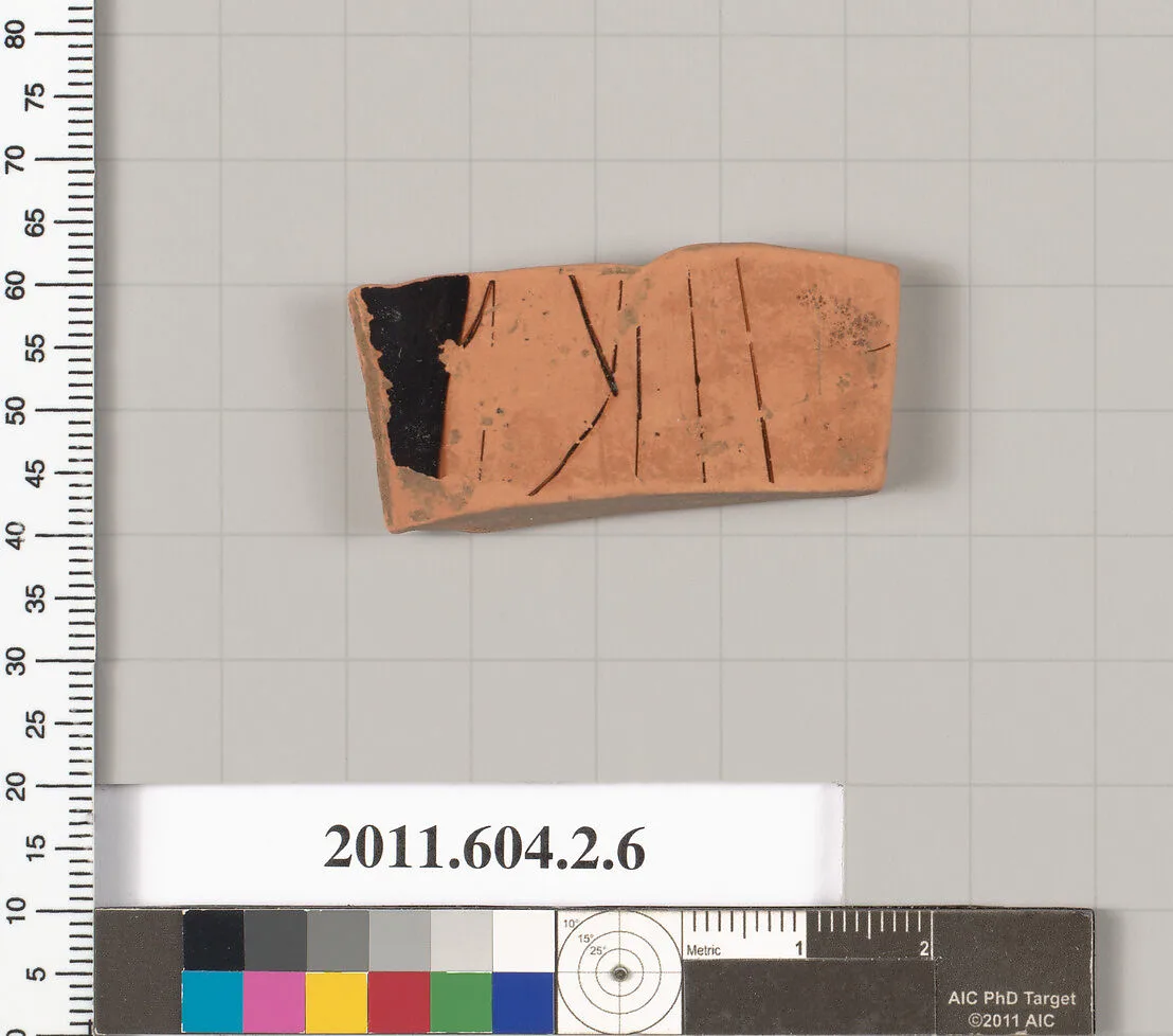 Terracotta fragment of a neck-amphora (jar) — Unknown