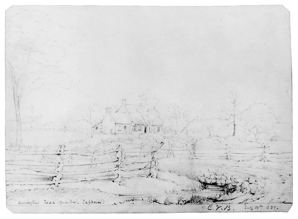 Washington's Headquarters—Tappan (from McGuire Scrapbook) — C. V. B.