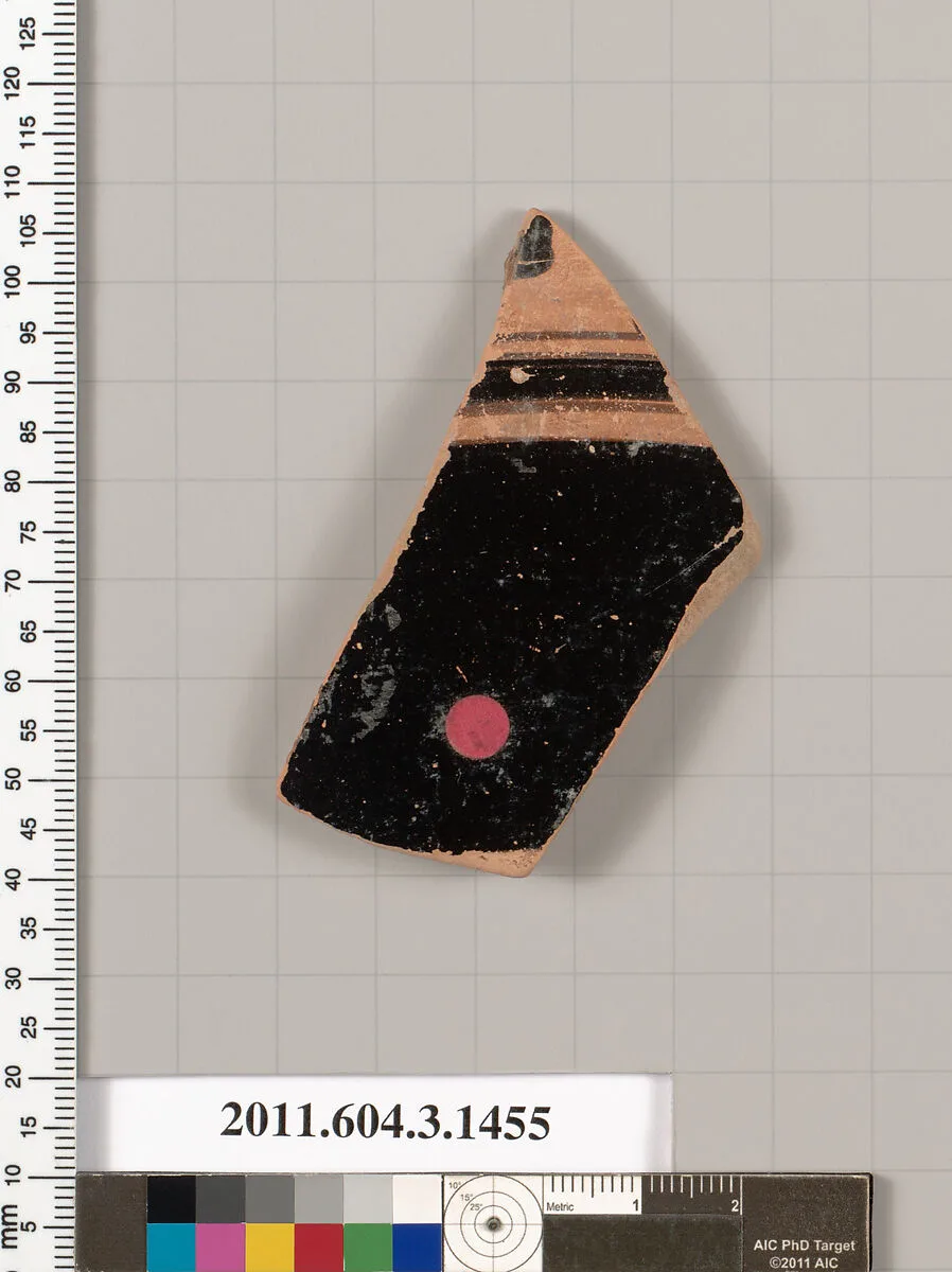 Terracotta fragment of a skyphos (deep drinking cup) — Unknown