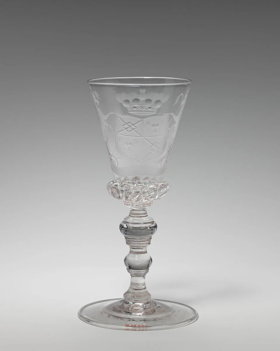 Wineglass (one of a pair) — Unknown