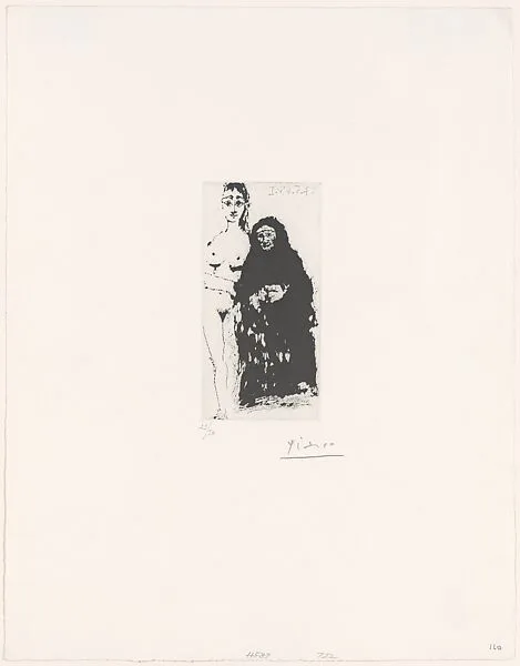 Maya and Célestine, from 347 Suite — Pablo Picasso|Aldo and Piero Crommelynck|Galerie Louise Leiris