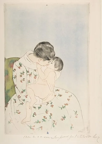 Mother's Kiss — Mary Cassatt